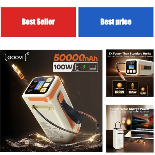 Qoovi 50000mah power - qoovi,
