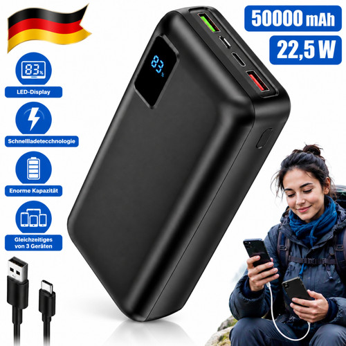 Display led pd 50000mah - 22,5w,