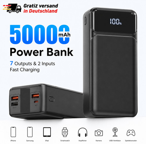 Power bank 50000mah - bank,
