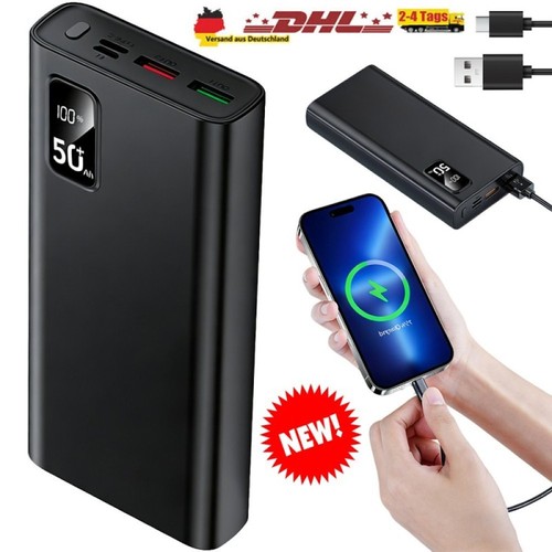 Power bank 50000mah caricatore - power,