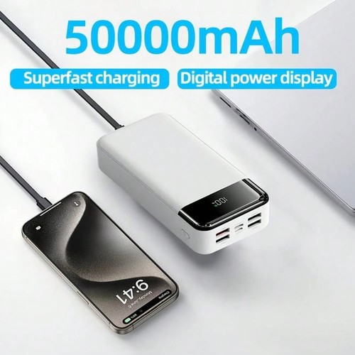 Powerbank 50000mah con cavi - 50000mah,
