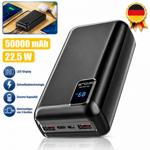 Powerbank display led 50000mah - led,