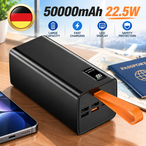 Powerbank 50000mah 5w - 50000mah, 22,5w