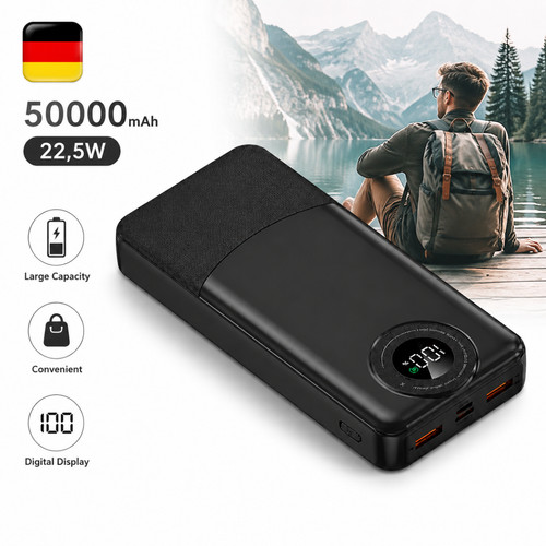 50000mah ricarica rapida - 22,5w,