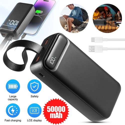 Power bank 50000mah pd - 22.5w,