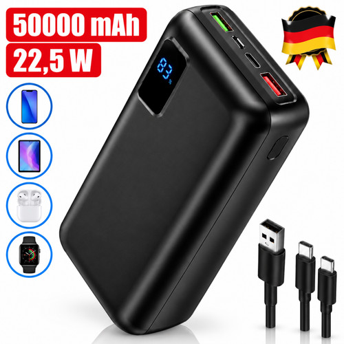 Powerbank 50000 mah w pd - 22,5,