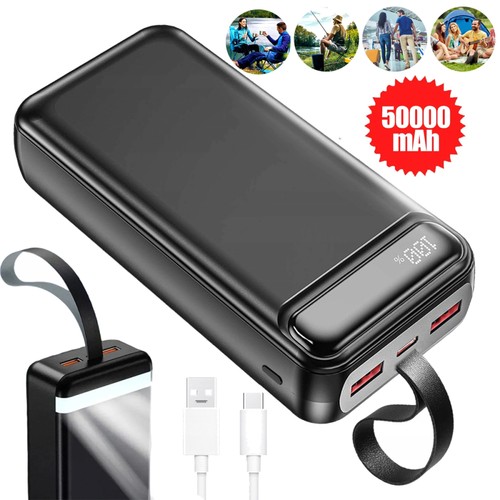 Power bank 50000mah 5w - 50000mah, 22.5w