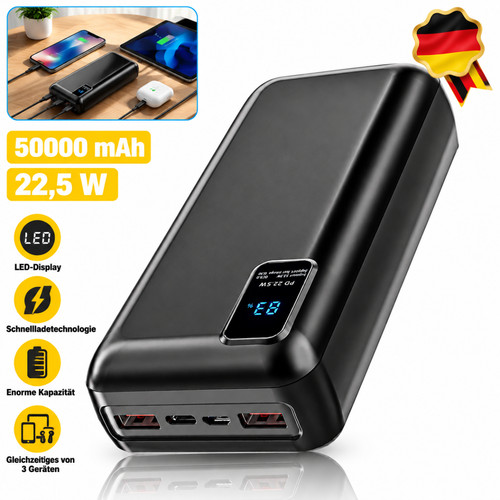 Powerbank pd 50000mah - 22,5w,