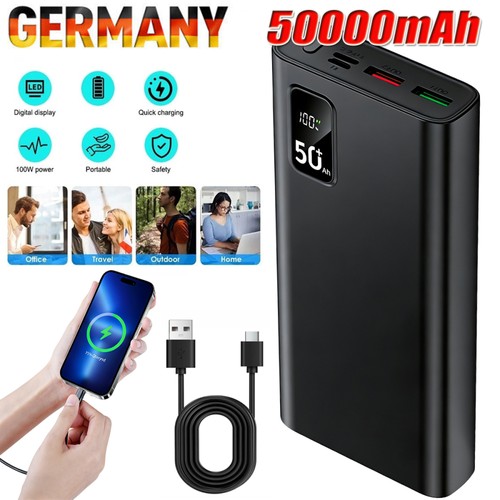Power bank 50000mah 5w - 50000mah,, 22,5w